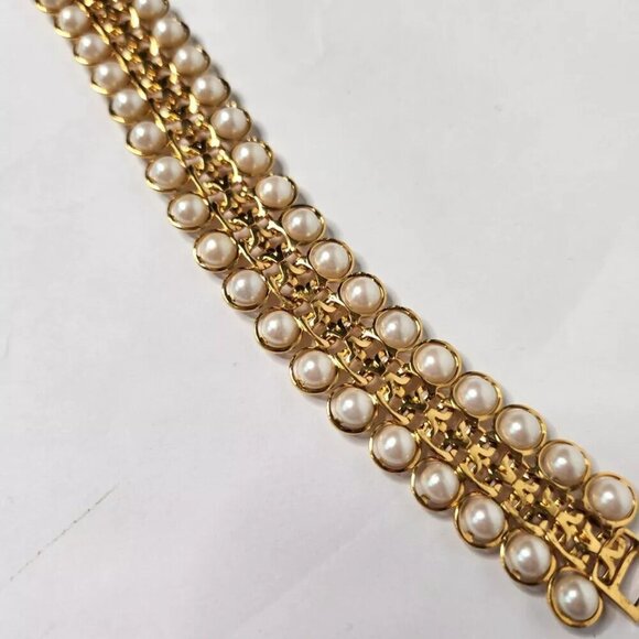 Avon Vintage Faux Pearl Bracelet Layered - Picture 3 of 4